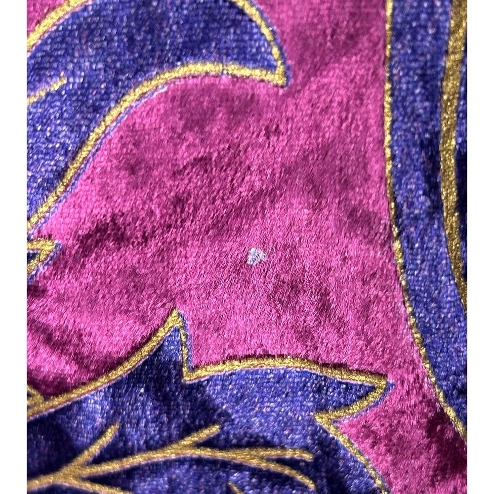 Rara Avis Velvet Piano Shawl Wrap Merllo Baroque Scroll Fringe Iris Apfel NEW - Picture 16 of 16